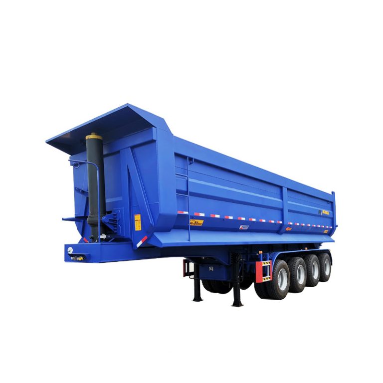 Четырехосный U - образный задний прицеп